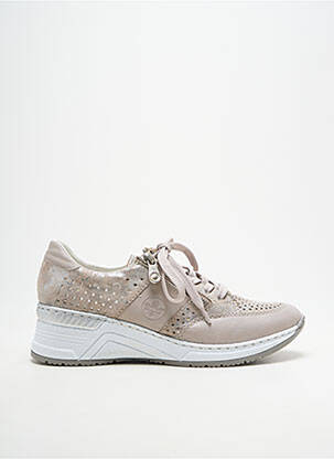 Adidași toc platformă toc de 4 la 6 cm argintiu RIEKER femme