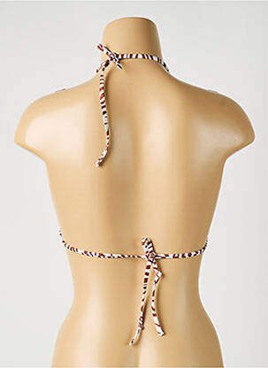 Sutien de costum de baie elasticitate top triunghiuri maro ETAM femeie