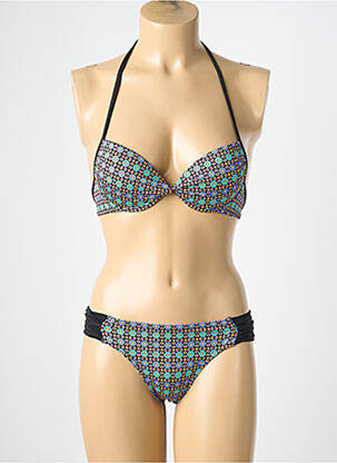 Costum de baie din două piese elasticitate top sutien push-up albastru LOLITA ANGELS femeie