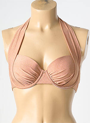 Sutien de costum de baie elasticitate sutien balconet cu decolteu înalt portocalie BLUELOBSTER femeie