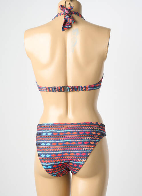 Costum de baie din două piese elasticitate top sutien modelat gri BLUELOBSTER femme