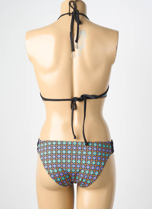 Costum de baie din două piese elasticitate top sutien push-up albastru LOLITA ANGELS femme