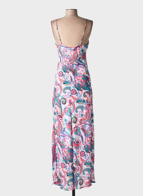 Rochie de plajă croială cambrată alb PINK PLANET femme