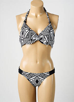 Costum de baie din două piese elasticitate top sutien modelat negru DOLLY & JANE femeie
