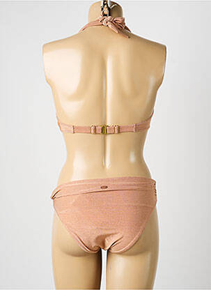 Costum de baie din două piese elasticitate top sutien modelat bej BLUELOBSTER femeie