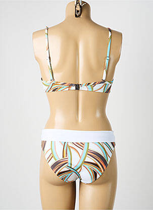 Costum de baie din două piese elasticitate top sutien modelat alb MISS CREEKS femeie