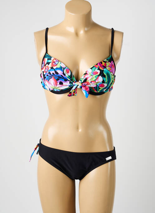 Costum de baie din două piese top sutien modelat top sutien modelat negru MISS CARAÏBES femme