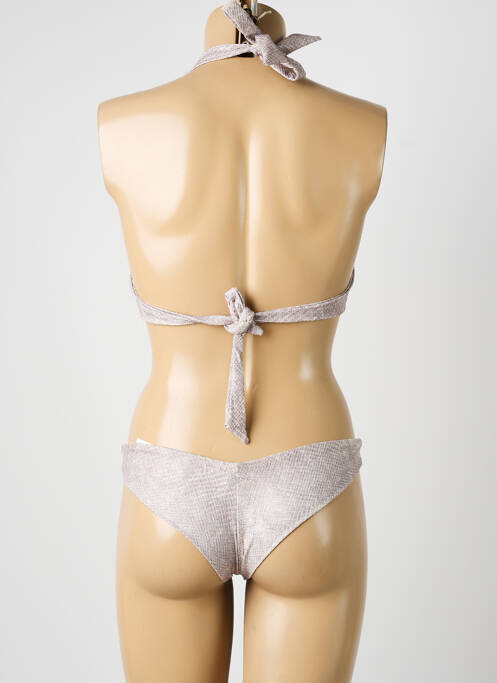 Costum de baie din două piese elasticitate top sutien modelat bej LOLITA ANGELS femme