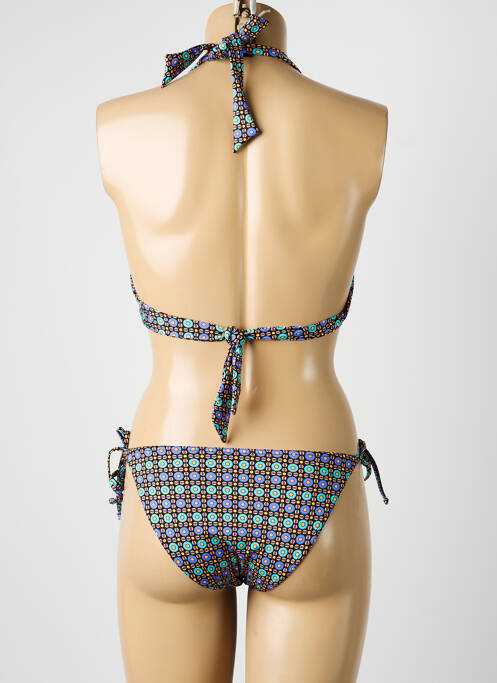 Costum de baie din două piese elasticitate top sutien modelat albastru LOLITA ANGELS femme