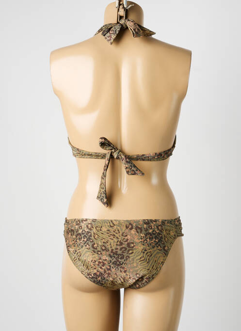 Costum de baie din două piese elasticitate top sutien modelat verde LOLITA ANGELS femme