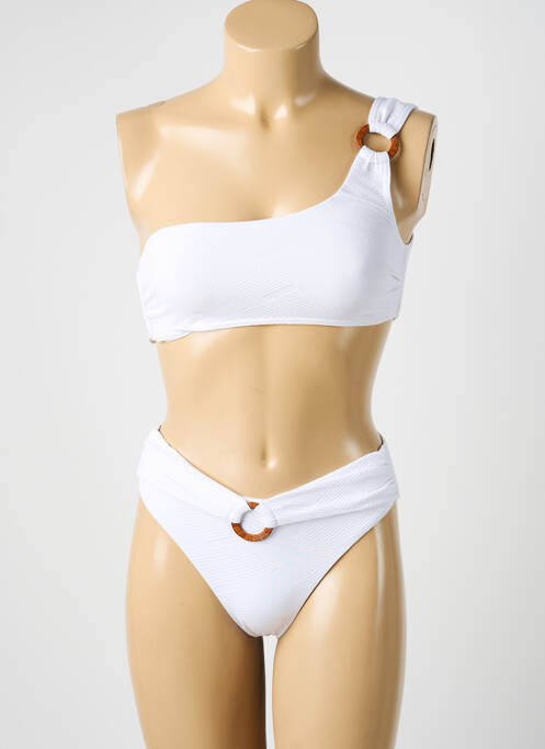 Costum de baie din două piese elasticitate sutiene alb BLUE LOBSTER femme