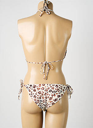 Costum de baie din două piese elasticitate sutien cu susținere înaltă și burete detașabil bej DOLLY & JANE femeie