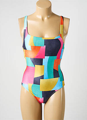 Costum de baie dintr-o singură piesă elasticitate albastru BLUE LOBSTER femme
