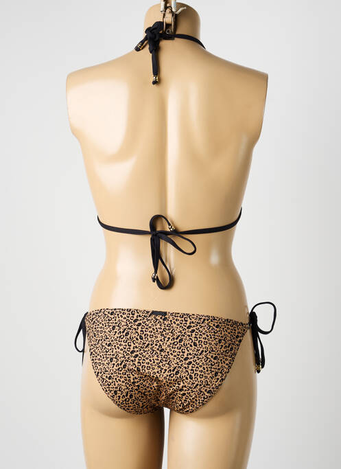 Costum de baie din două piese elasticitate sutien cu susținere înaltă și burete detașabil bej KIWI femme