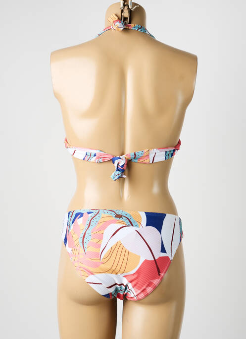 Costum de baie din două piese elasticitate sutien cu susținere înaltă și burete detașabil portocaliu BLUE LOBSTER femme