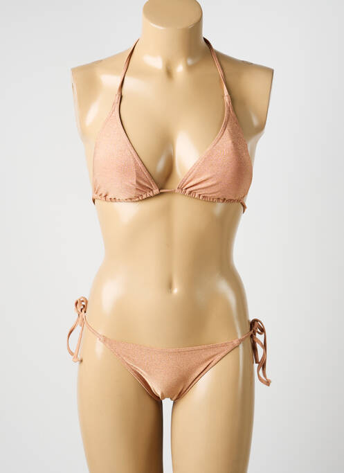 Costum de baie din două piese elasticitate sutien cu susținere înaltă și burete detașabil bej BLUE LOBSTER femme