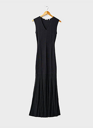 Rochie lungă fără mâneci fără mâneci negru PINXIT femeie