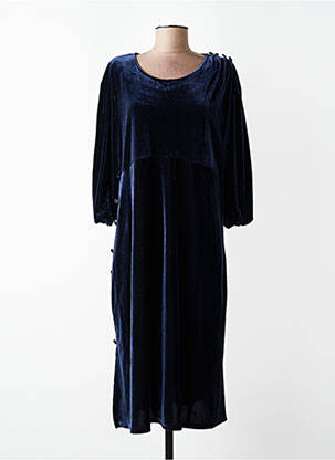 Rochie midi mâneci 3/4 mâneci 3/4 albastru JEAN MARC PHILIPPE femeie
