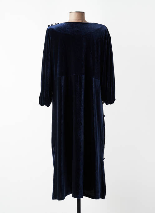 Rochie midi mâneci 3/4 mâneci 3/4 albastru JEAN MARC PHILIPPE femme
