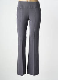 Pantalon drept elasticitate mărime normală gri ENTRACTE femme