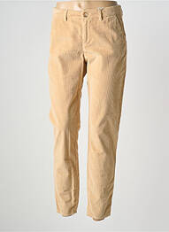 Pantalon drept elasticitate mărime normală bej KANOPE femeie