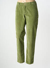 Pantalon drept elasticitate mărime normală verde KANOPE femeie
