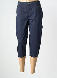 Pantalon trei sferturi elasticitate mărime normală albastru KANOPE femme