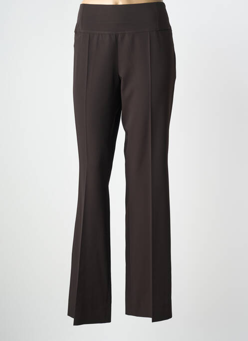 Pantalon drept elasticitate mărime normală negru ENTRACTE femme