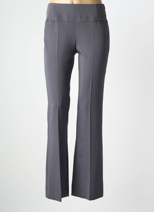 Pantalon drept elasticitate mărime normală gri ENTRACTE femme