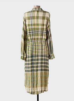 Rochie midi mâneci lungi mâneci lungi verde DIEGA femeie