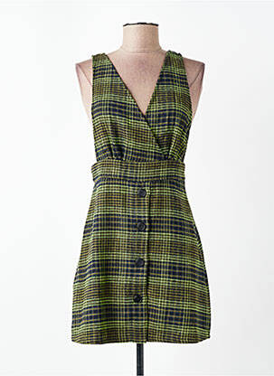 Rochie scurtă fără mâneci fără mâneci verde LILI SIDONIO femeie