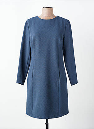 Rochie midi mâneci lungi mâneci lungi albastru HOSS femeie