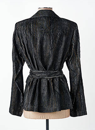 Jachete casual guler tip costum negru DIEGA femeie