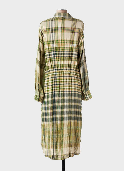 Rochie midi mâneci lungi mâneci lungi verde DIEGA femme