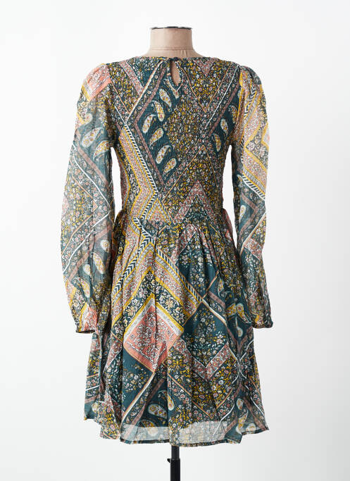 Rochie midi imprimeu floral mâneci lungi verde MOLLY BRACKEN femme