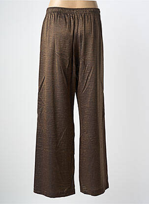 Pantalon larg mărime normală mărime normală maro IMPERIAL femeie