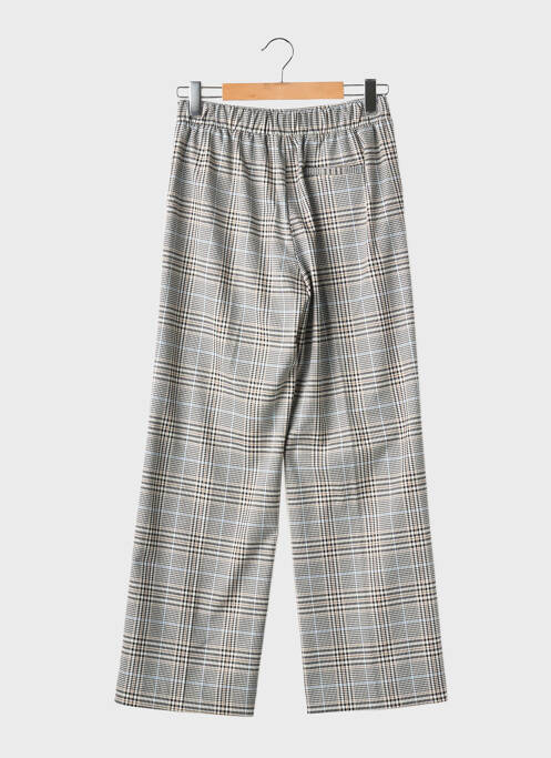 Pantalon larg țesătură poplin mărime normală gri IMPERIAL femme