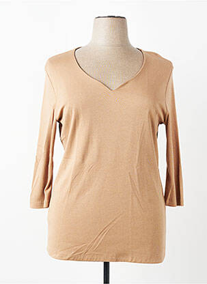 Tricou mâneci 3/4 mâneci 3/4 bej STREET ONE femeie