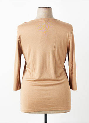 Tricou mâneci 3/4 mâneci 3/4 bej STREET ONE femeie