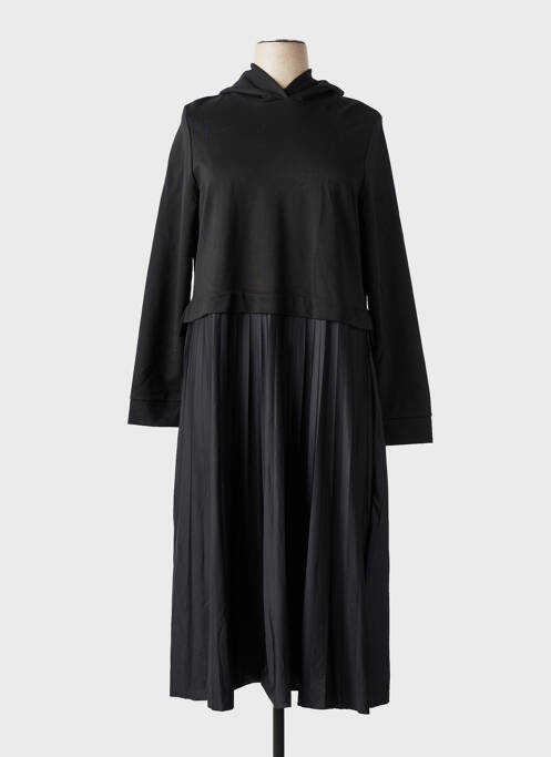 Rochie lungă mâneci lungi negru STREET ONE femme