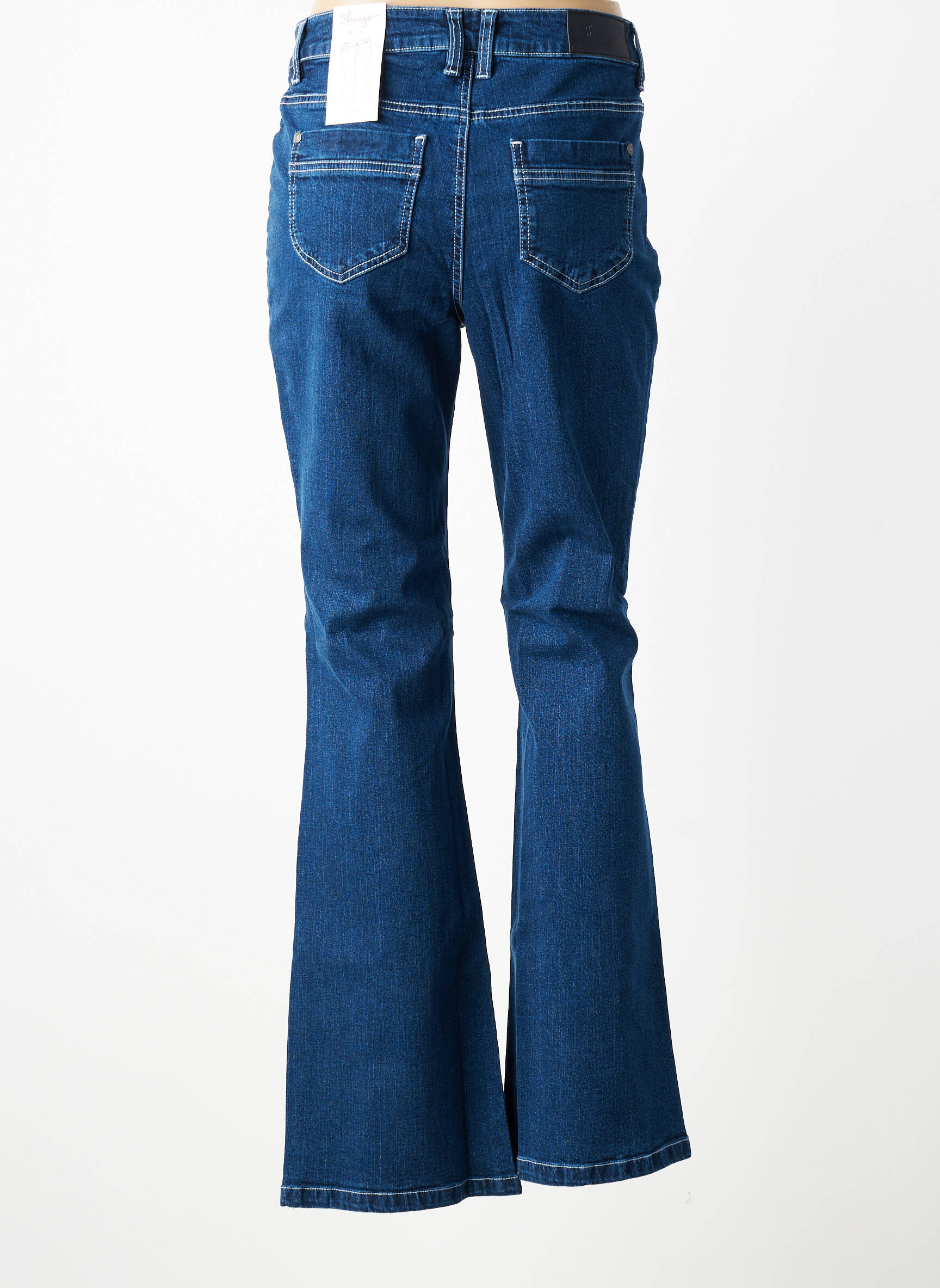 Blugi bootcut mărime normală mărime normală albastru SHEEGO femeie