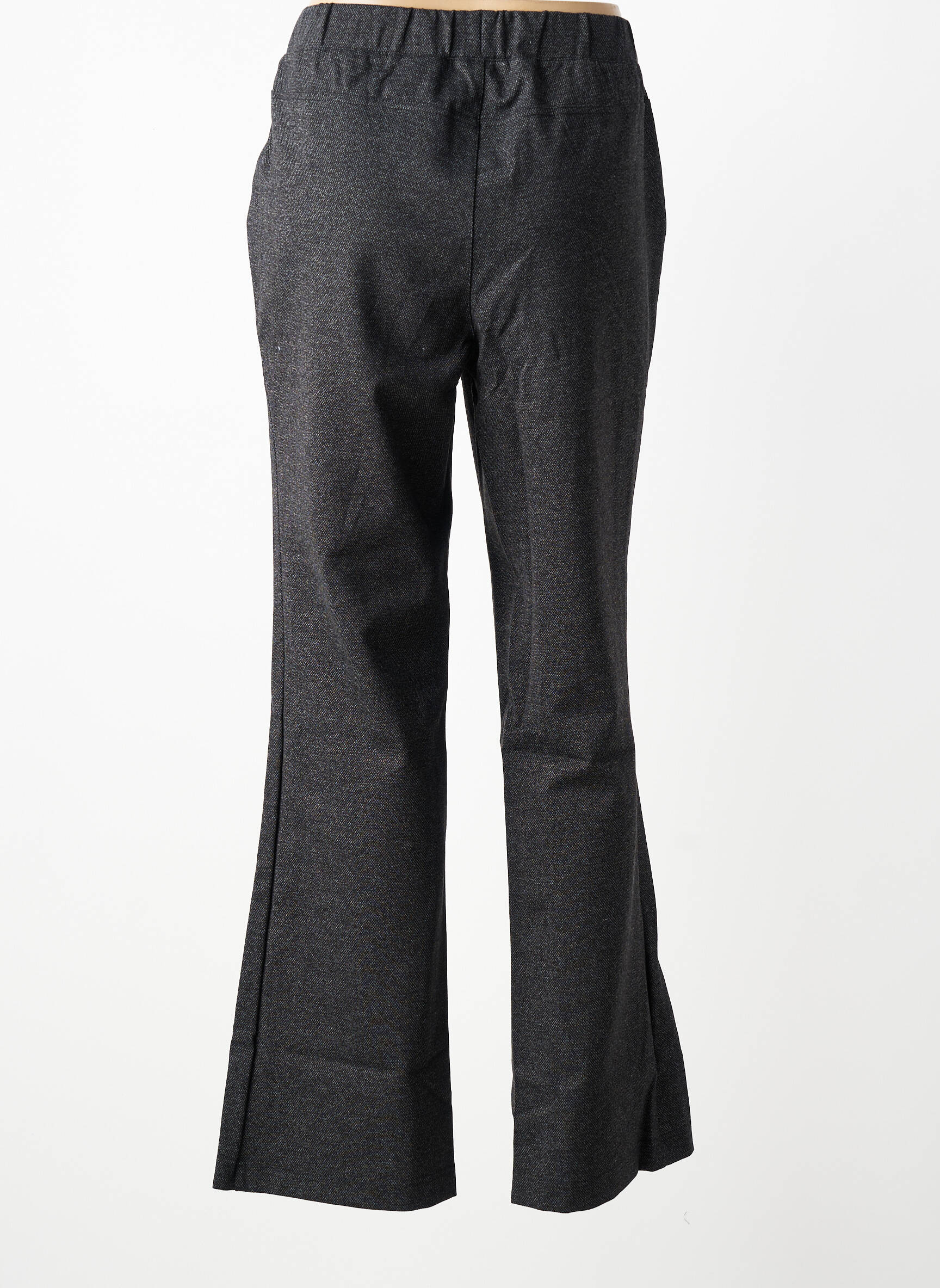 Pantalon drept elasticitate mărime normală gri SHEEGO femeie