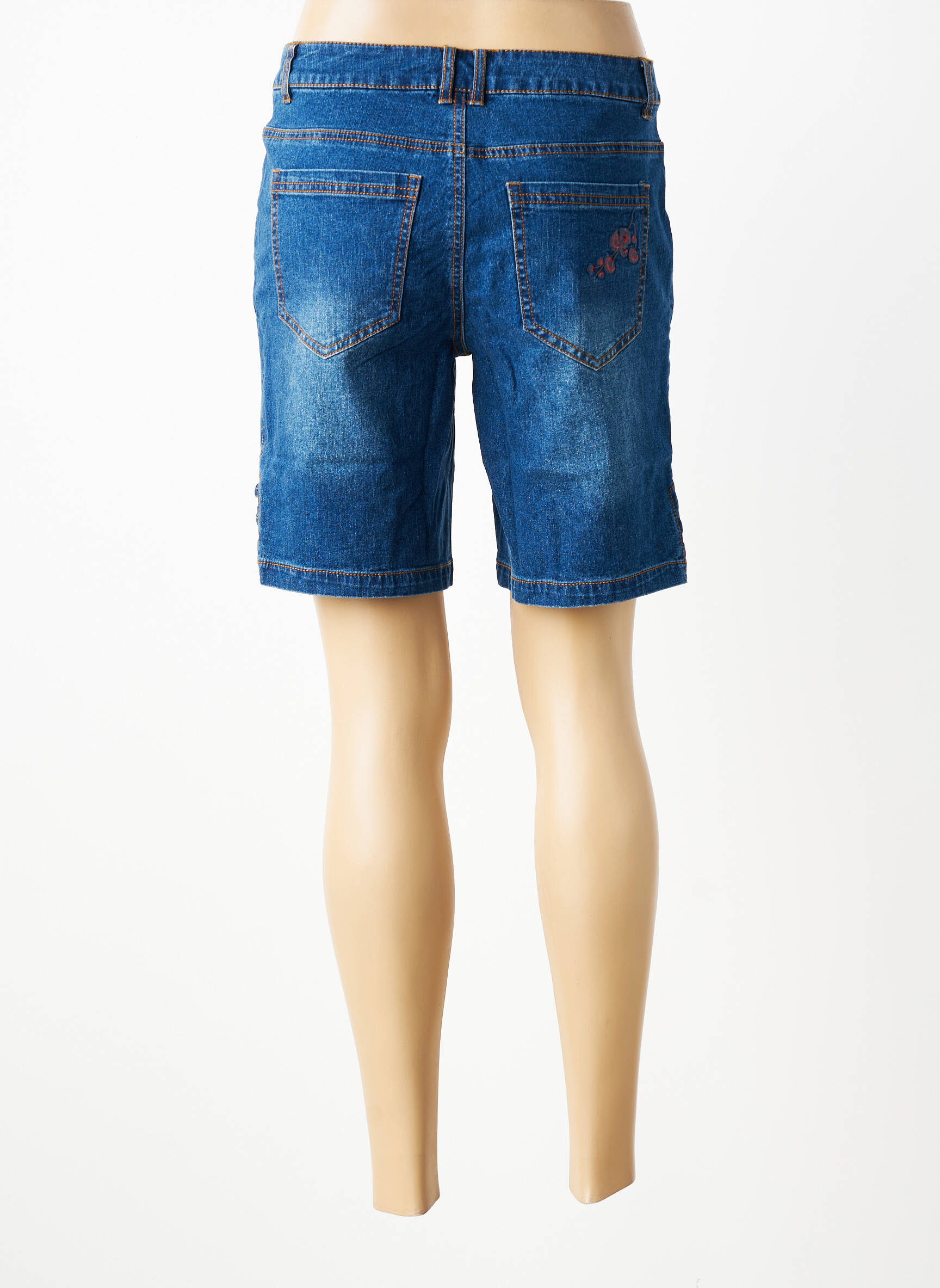 Șort țesătură denim mărime normală albastru SHEEGO femeie