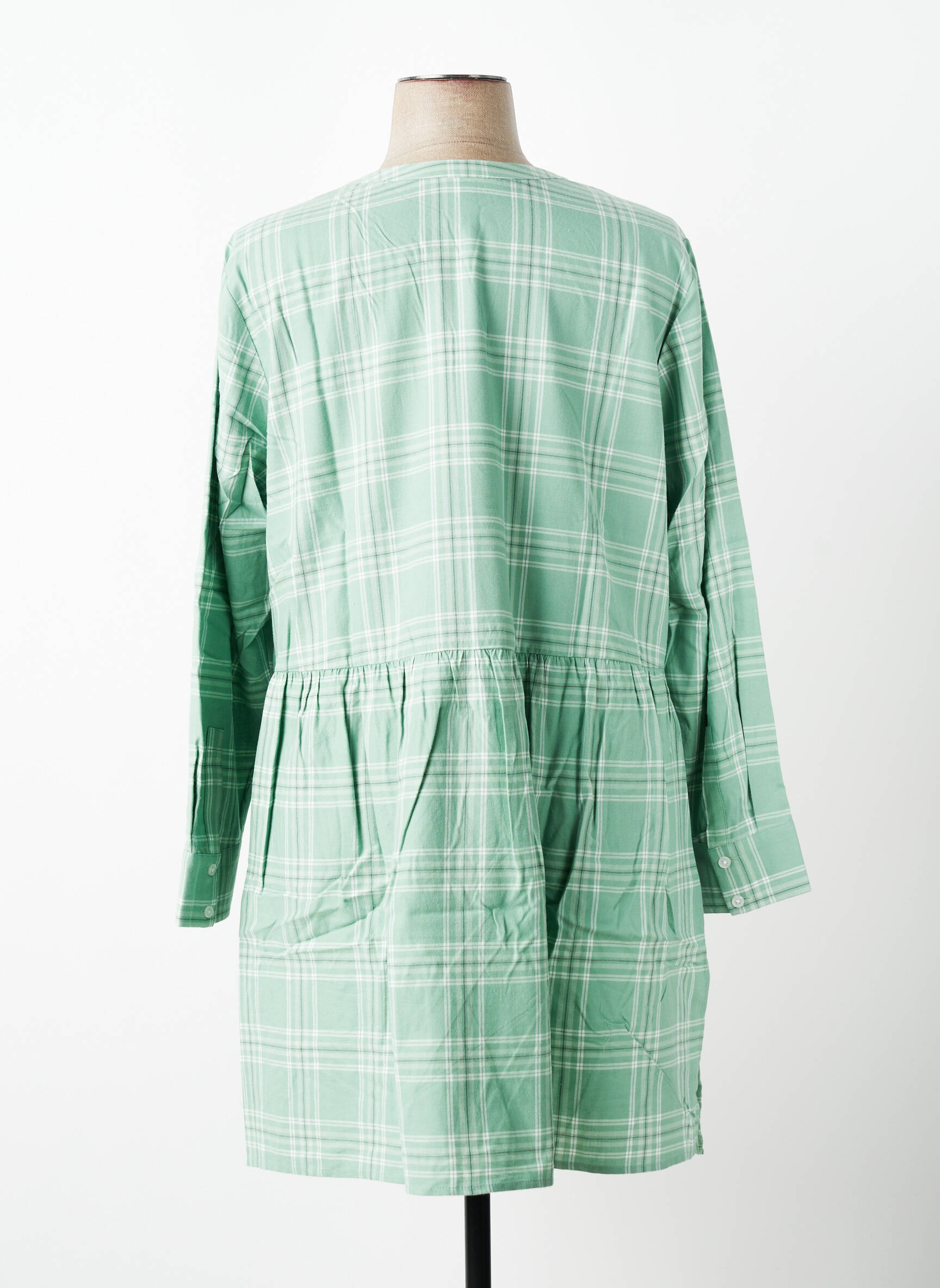 Rochie midi mâneci lungi mâneci lungi verde SHEEGO femeie
