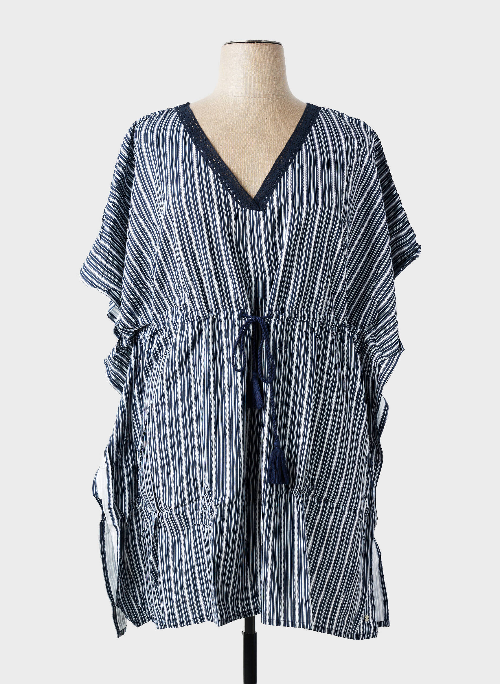 Rochie de plajă mâneci scurte albastru SHEEGO femeie