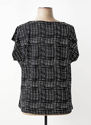 Tricou croială dreaptă mâneci scurte negru SHEEGO femeie
