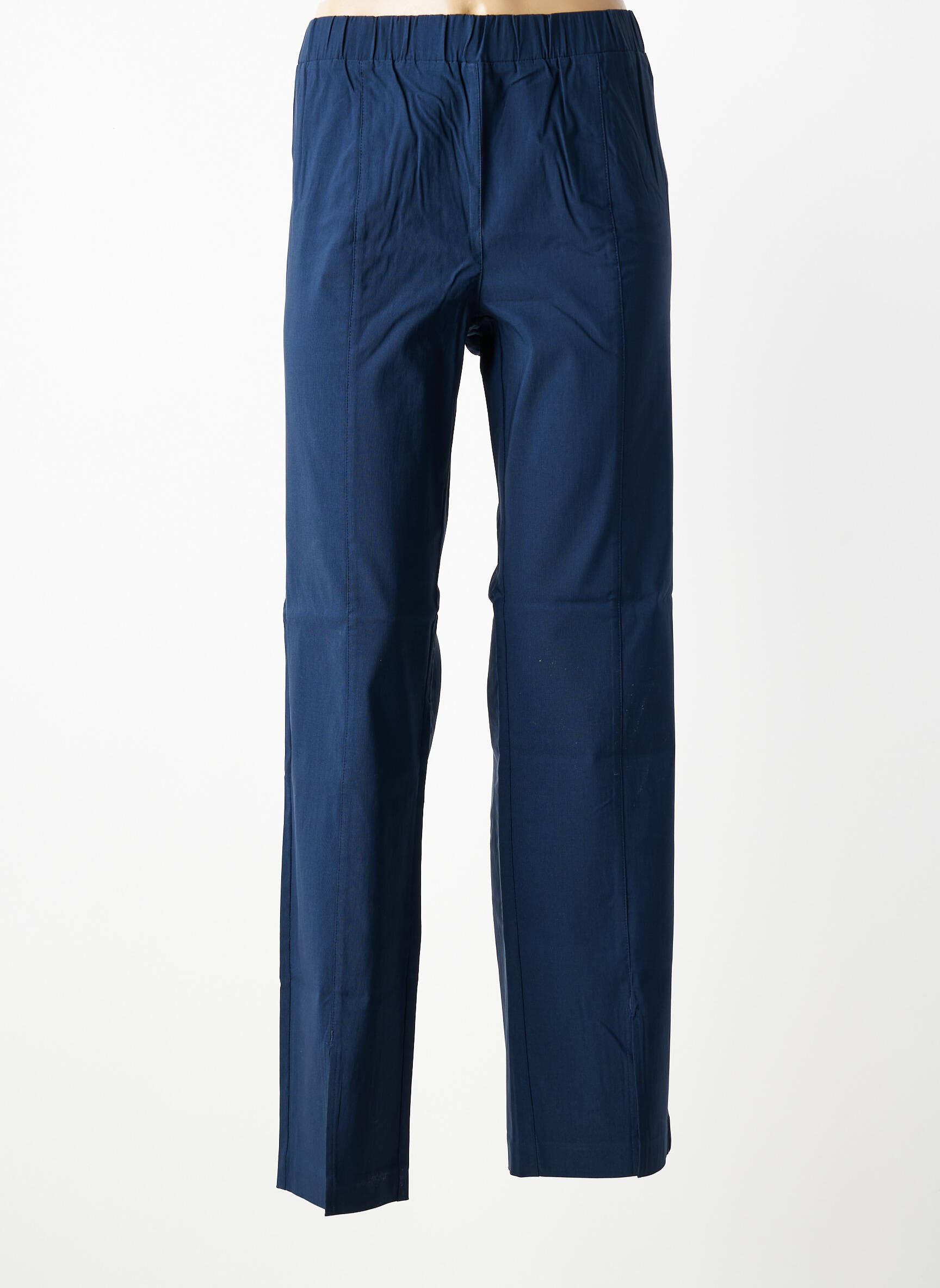 Pantalon drept elasticitate mărime normală albastru SHEEGO femeie