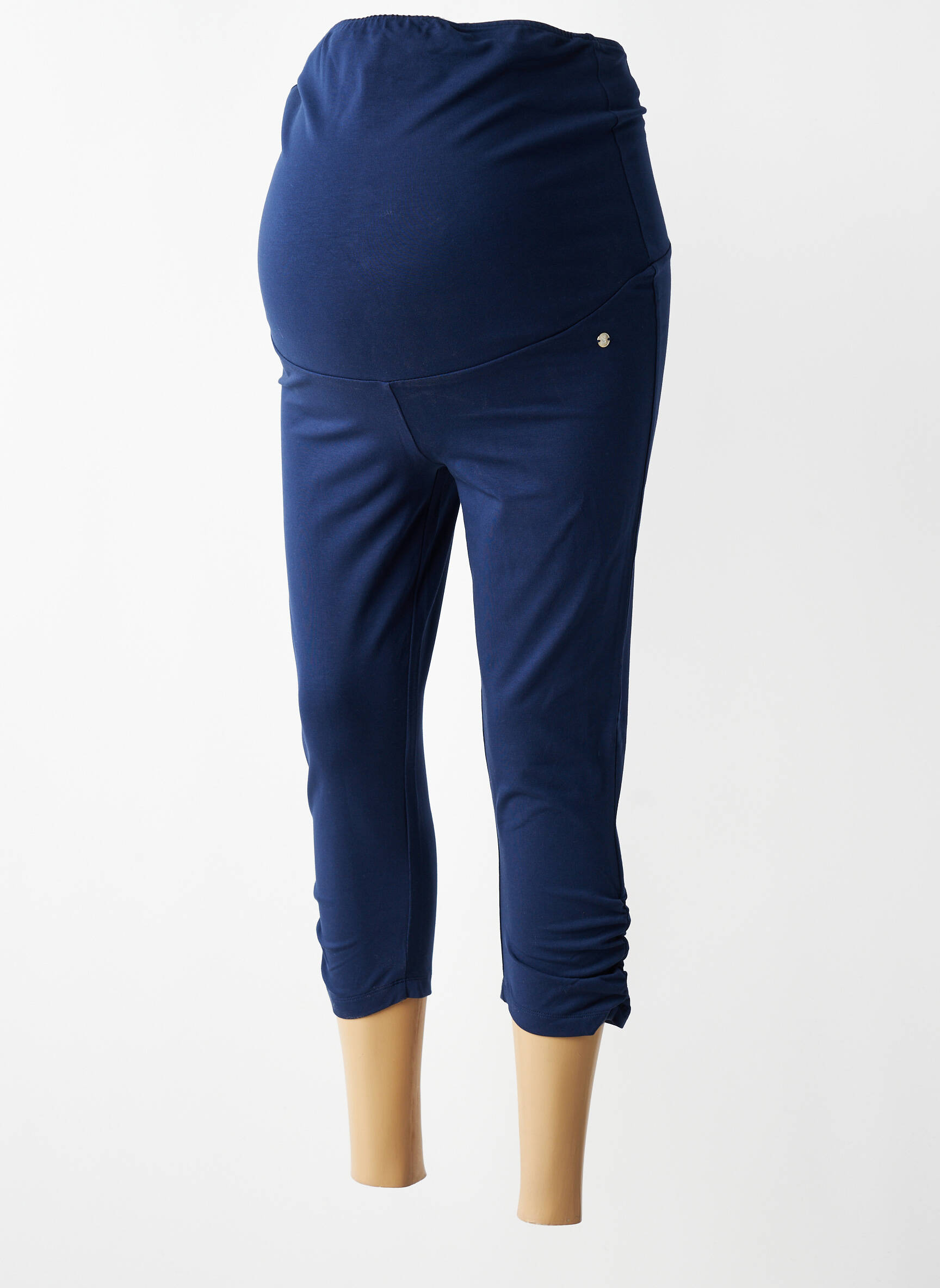 Pantalon maternitate țesătură jersey albastru SHEEGO femeie