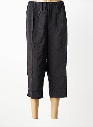 Pantalon trei sferturi croială dreaptă mărime normală negru KJBRAND femeie