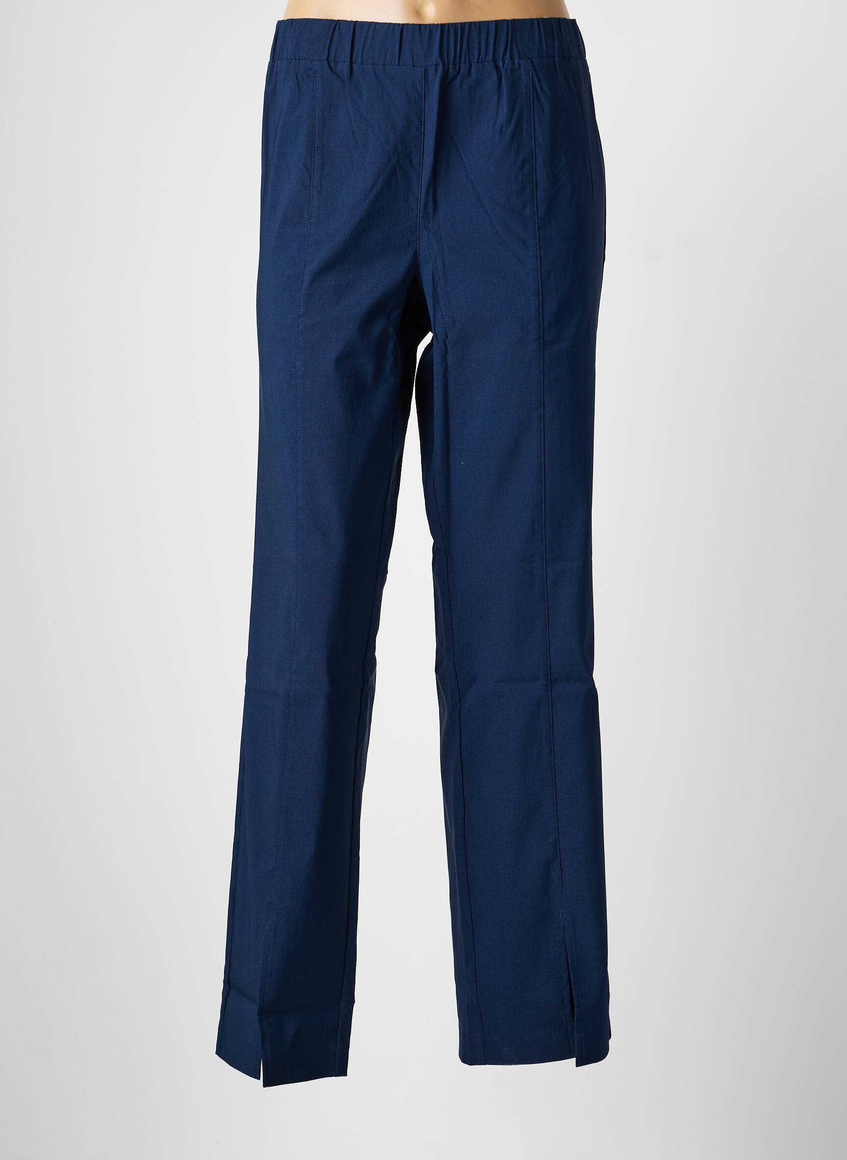 Pantalon drept elasticitate mărime normală albastru SHEEGO femeie
